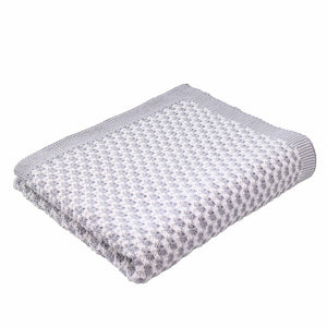 Knitted Cot Baby Blanket- Various colours