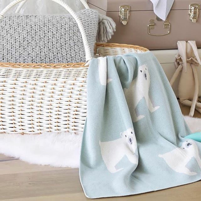 Polar Bear Baby Blanket