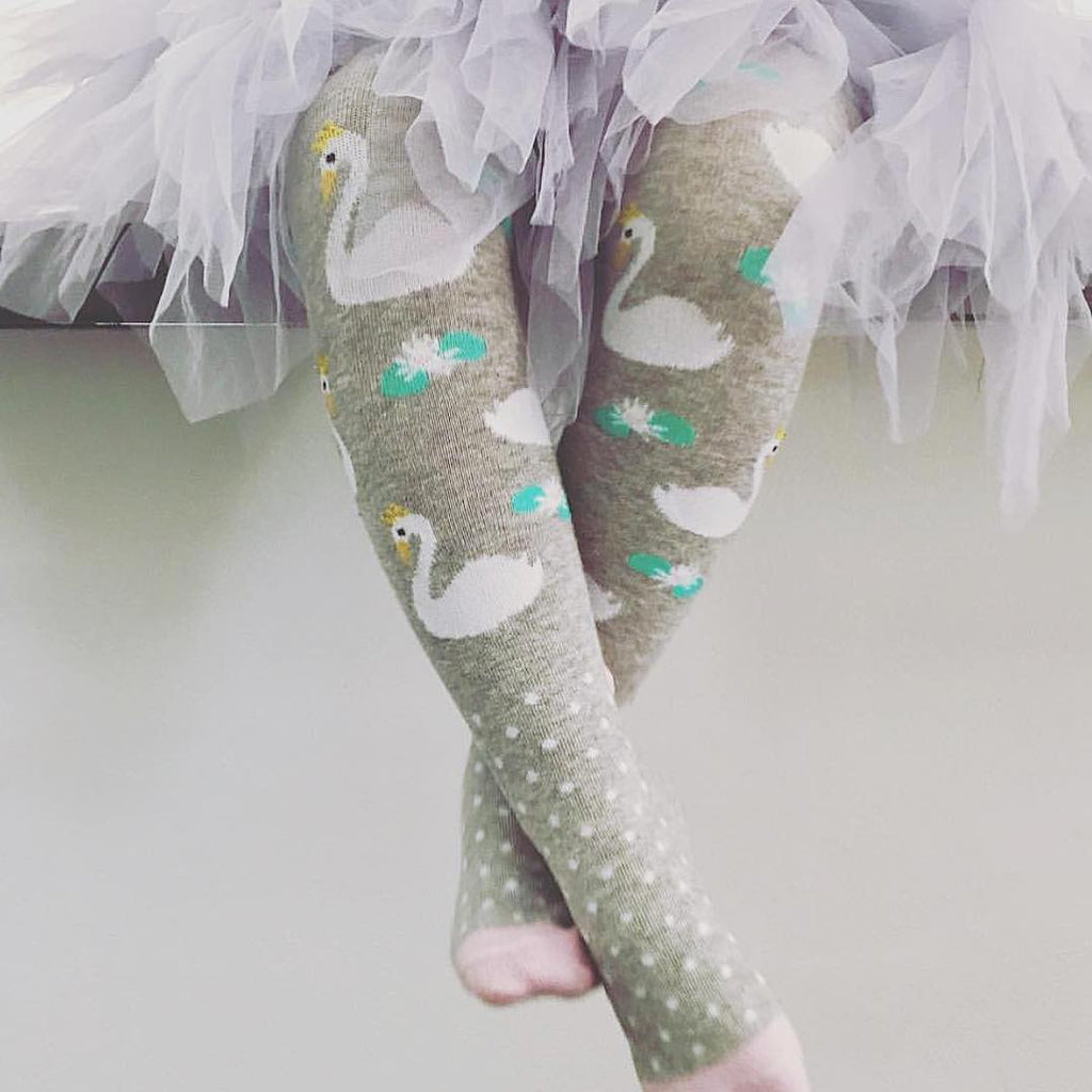 Billy Loves Audrey Swan Tights