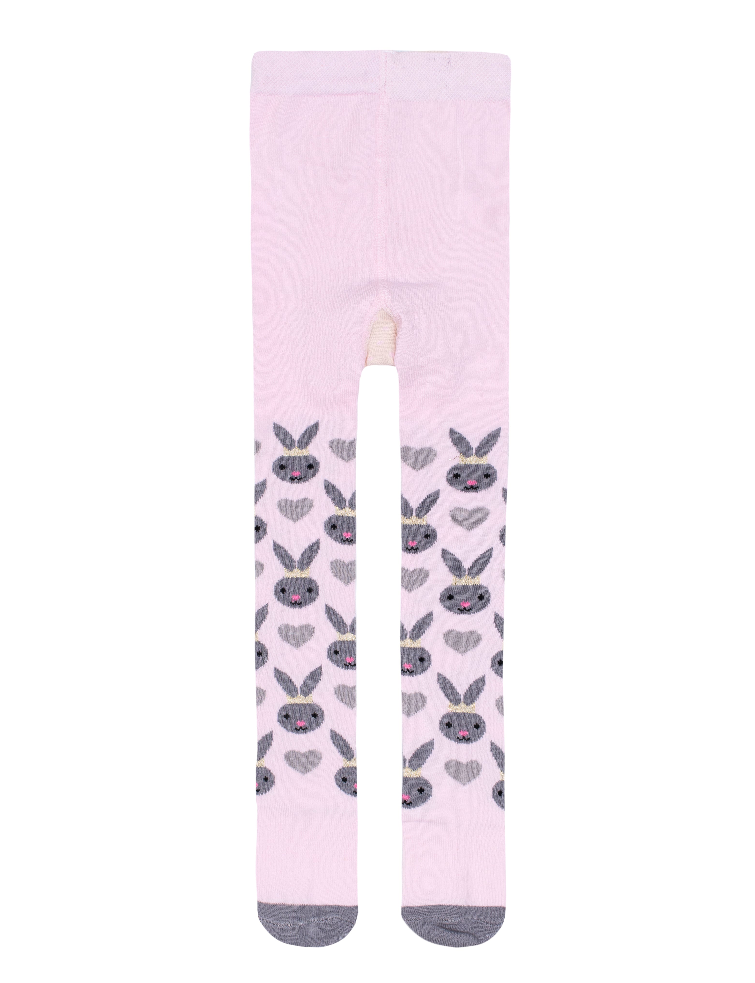 Billy Loves Audrey Harlequin Grey Bunny Tights