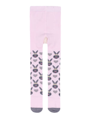 Billy Loves Audrey Harlequin Grey Bunny Tights