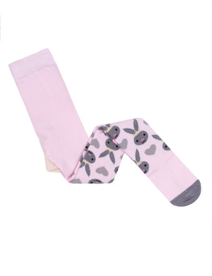 Billy Loves Audrey Harlequin Grey Bunny Tights