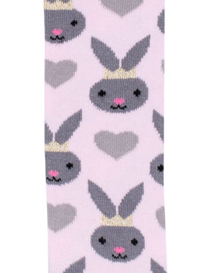 Billy Loves Audrey Harlequin Grey Bunny Tights
