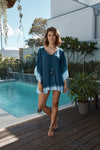 Ibiza Emma Kaftan - Indigo