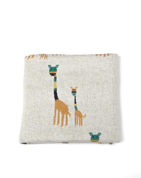 Giraffe Baby Blanket- Gift Boxed!