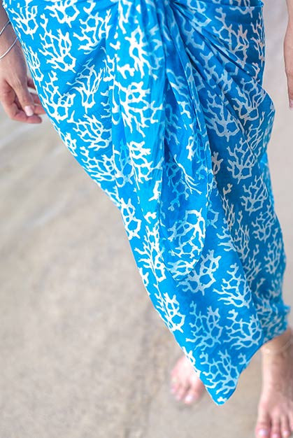 Coral Print- Sarong- Pareo