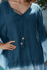 Ibiza Emma Kaftan - Indigo