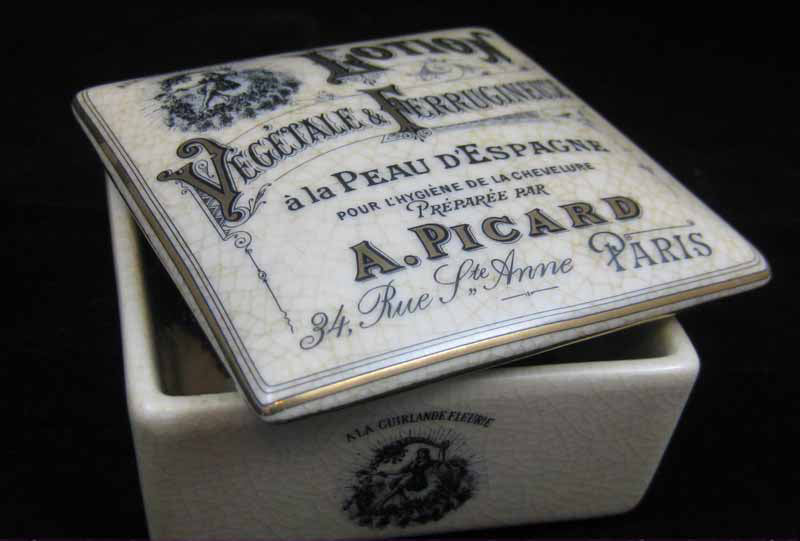 Parisian lotion Veg Trinket Box