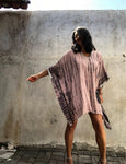 Rose Tie Dyed Kaftan ( Sequinned) LIMITED COLLECTION
